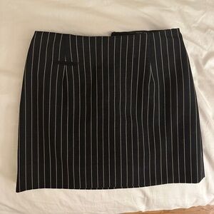 Marc Jacobs deep navy Pinstripe mini Skirt